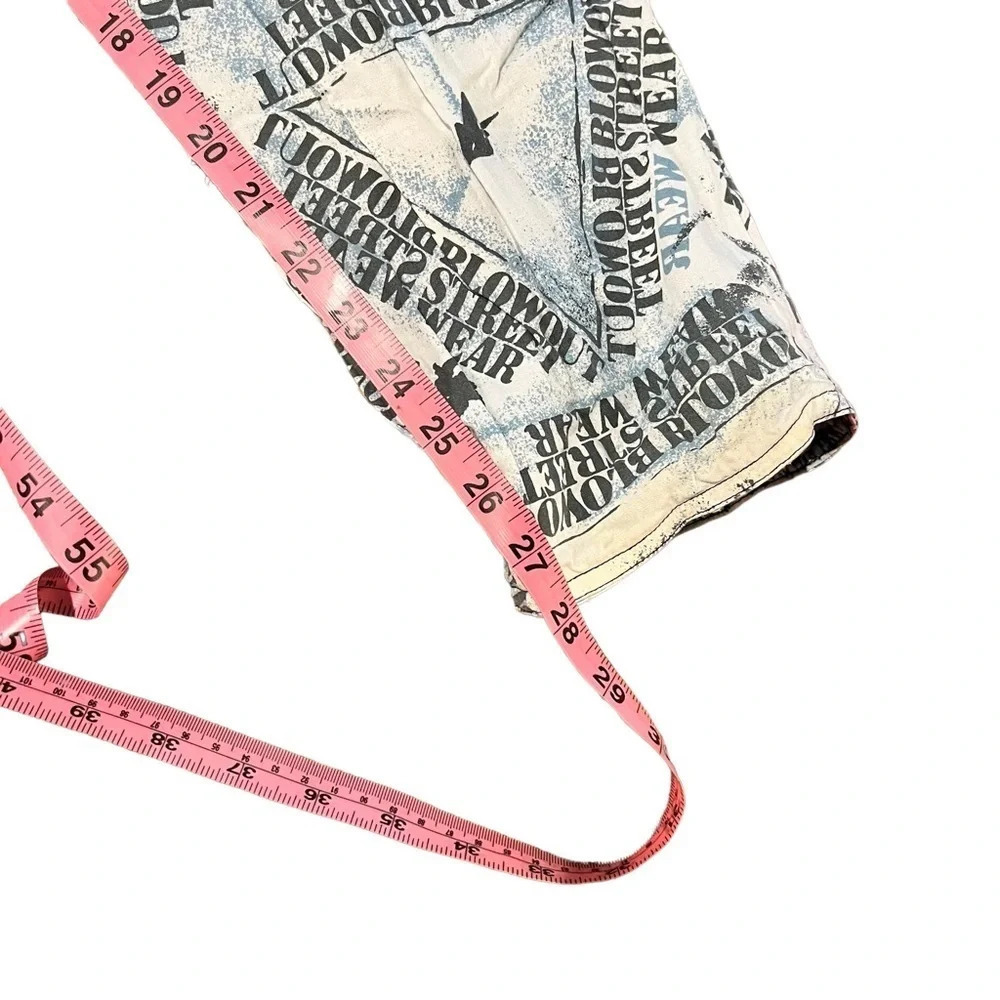 LA BlowOut StreetWear High Rise Reversible Acid Wash Pants S Y2K - Picture 10 of 13